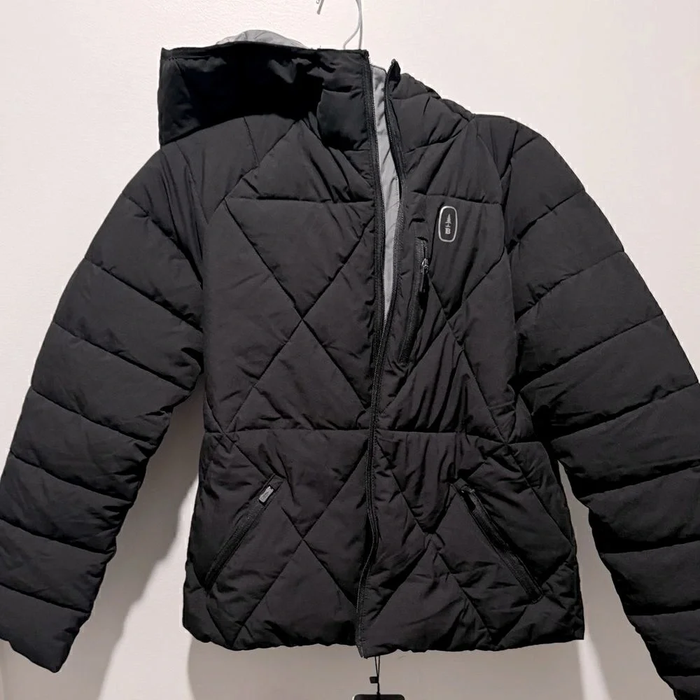 Bass Outdoor Women's Glacier Hooded Hiking Jacket-Black